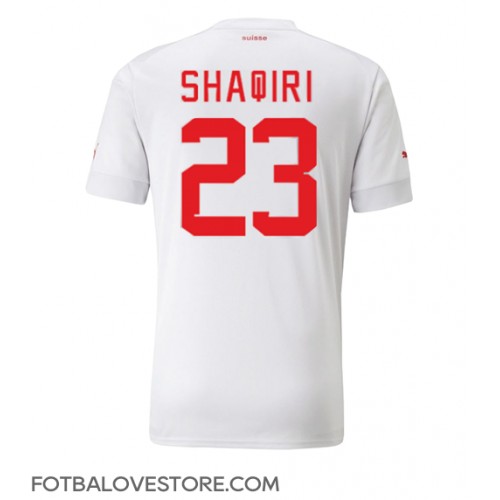 Švýcarsko Xherdan Shaqiri #23 Venkovní Dres MS 2022 Krátkým Rukávem